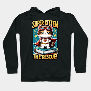 Superhero Kitten Cute Funny t-shirt Hoodie